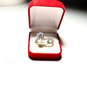 3k Diamond Engagement Ring set